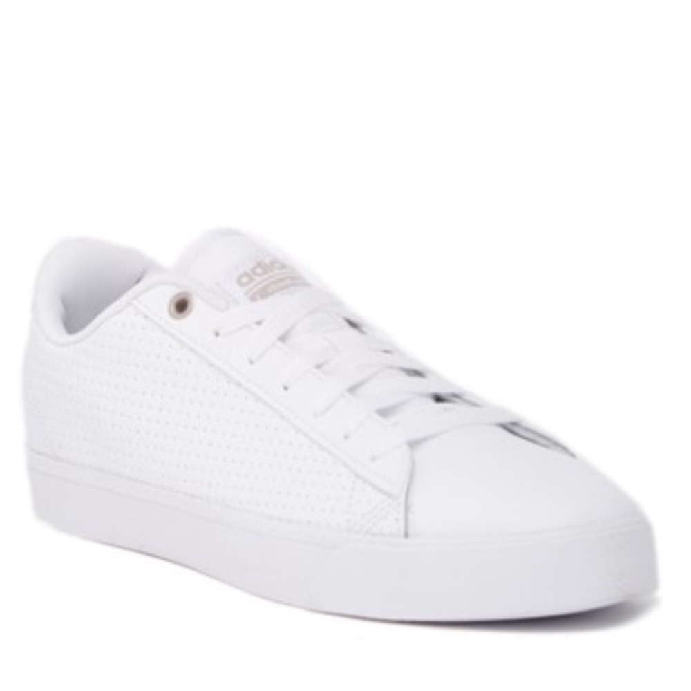Adidas Daily QT Clean White Leather Sneakers 8